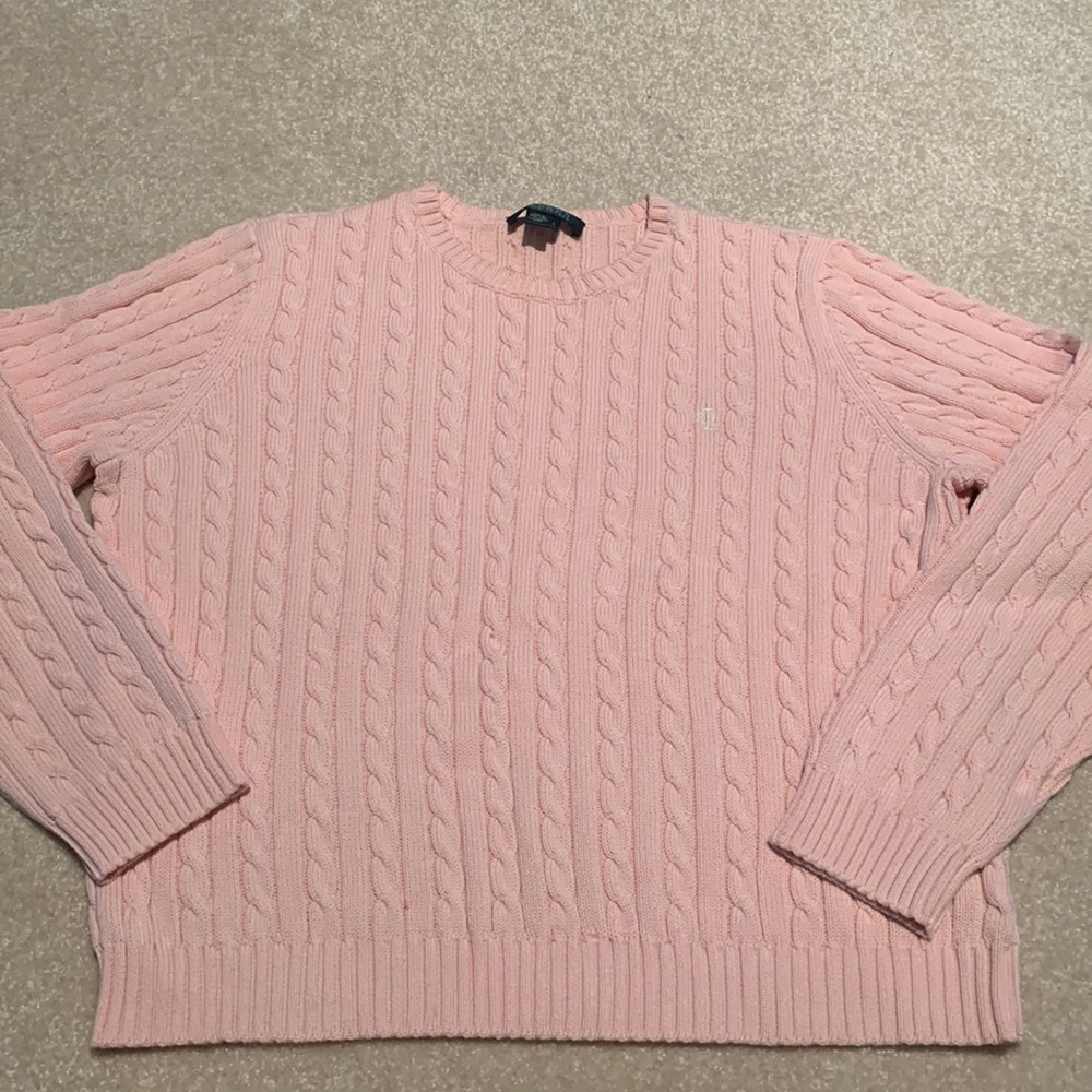 Baby pink Ralph Lauren sweater - Picture 4 of 8